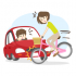 アクサダイレクト自動車保険のファミリープラスは自転車事故にも対応